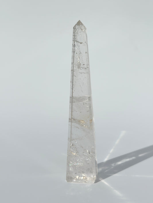 Clear Quartz Obelisk