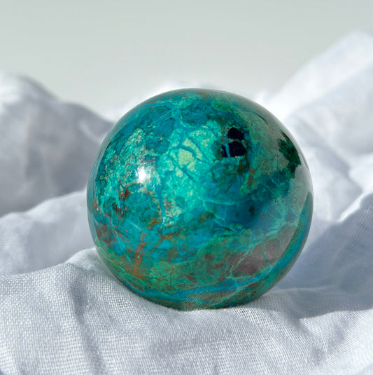 Chrysocolla Sphere