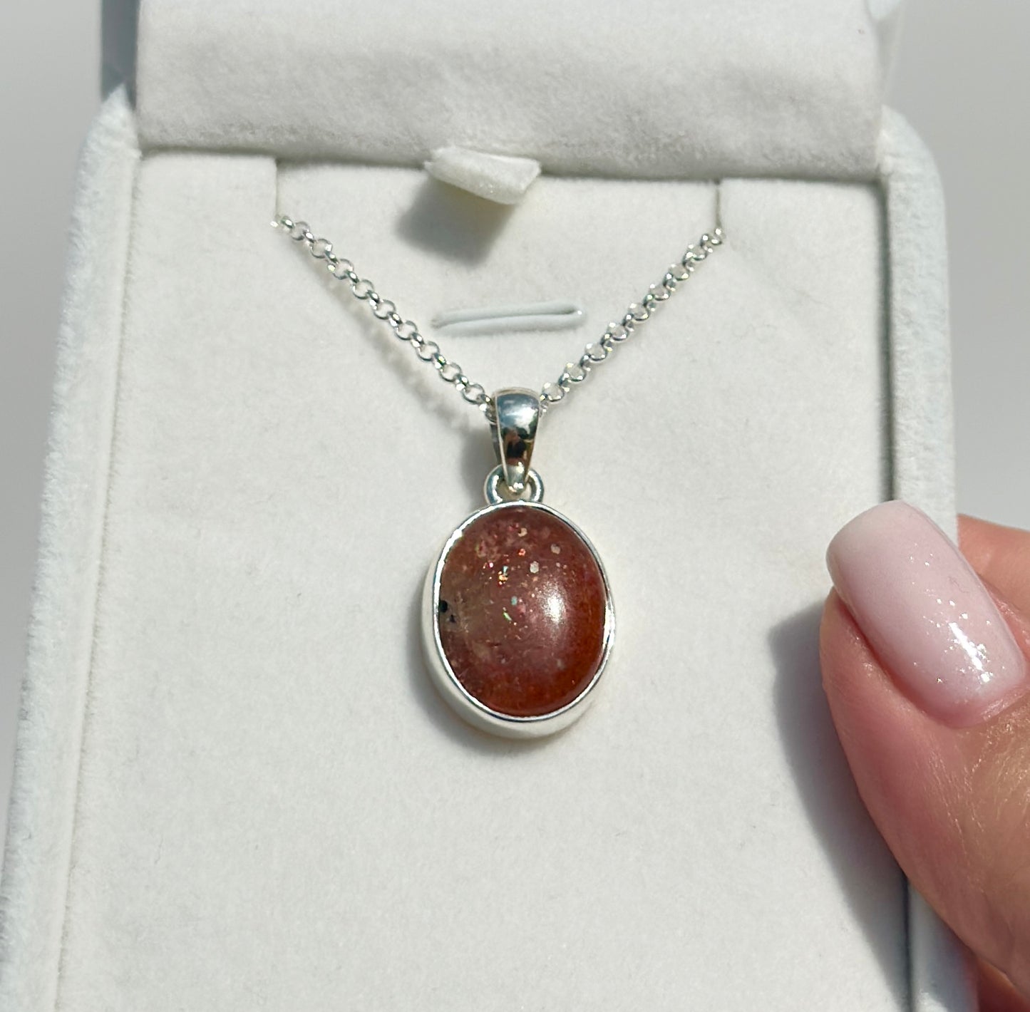 Confetti Sunstone Pendant