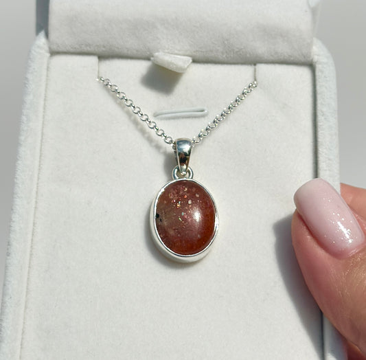 Confetti Sunstone Pendant