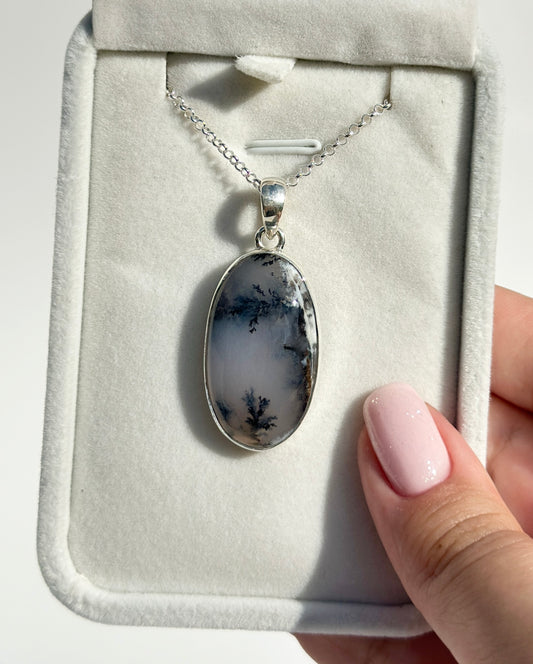 Dendritic Opal Pendant