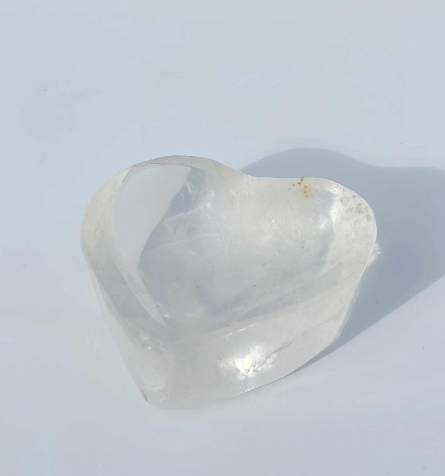 Clear Quartz Heart Bowl