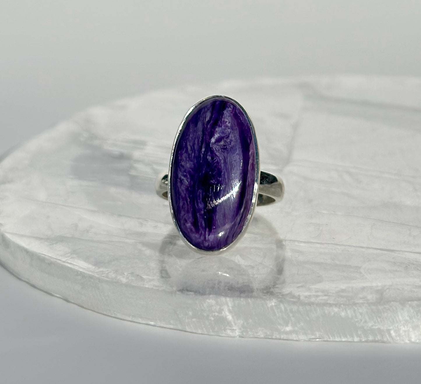 Charoite Ring - Adjustable