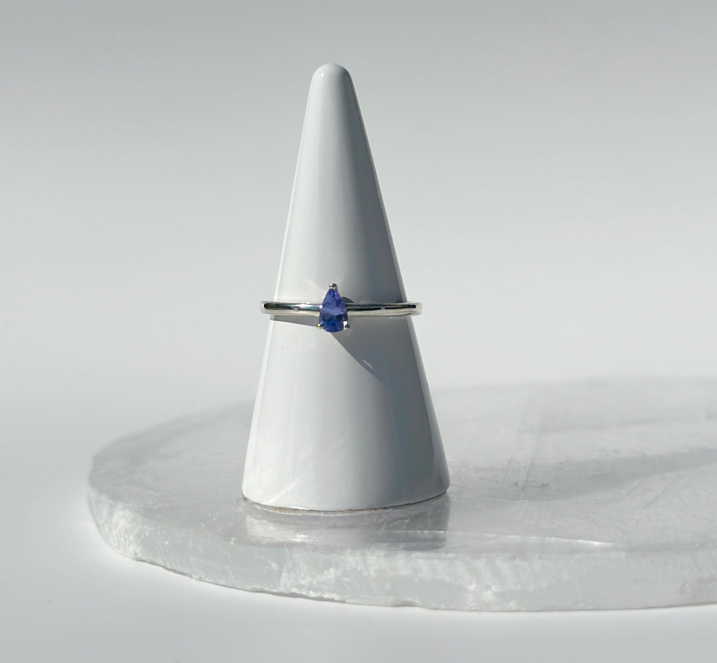 Tanzanite Mini Pear Ring - Various Sizes