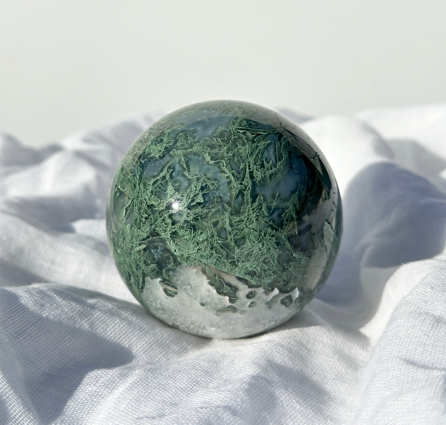 Moss Agate Sphere