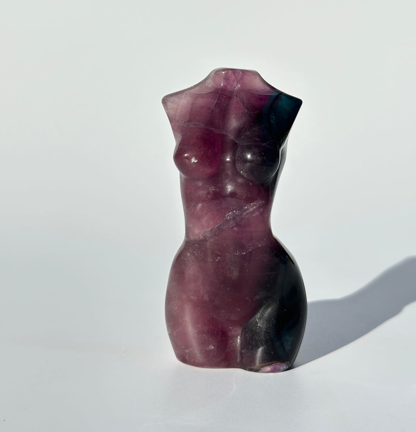 Purple Fluorite Goddess Body