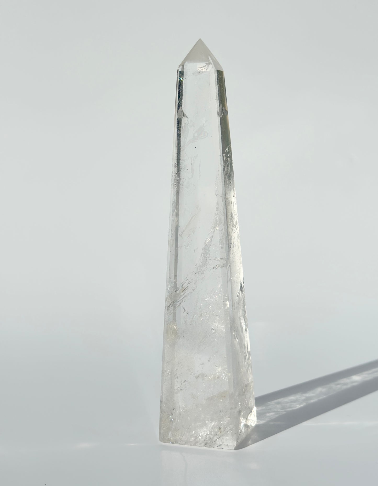 Clear Quartz Obelisk