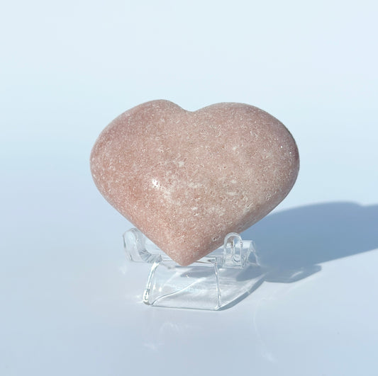 Pink Amethyst Heart