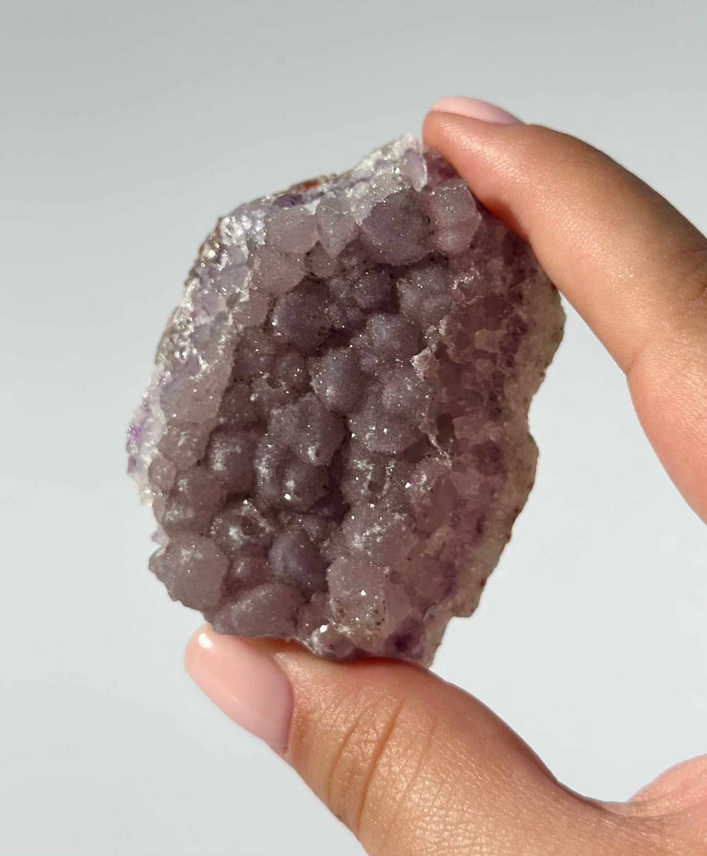 Sugar Rainbow Amethyst Cluster