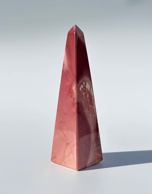 Pink Mookaite Obelisk