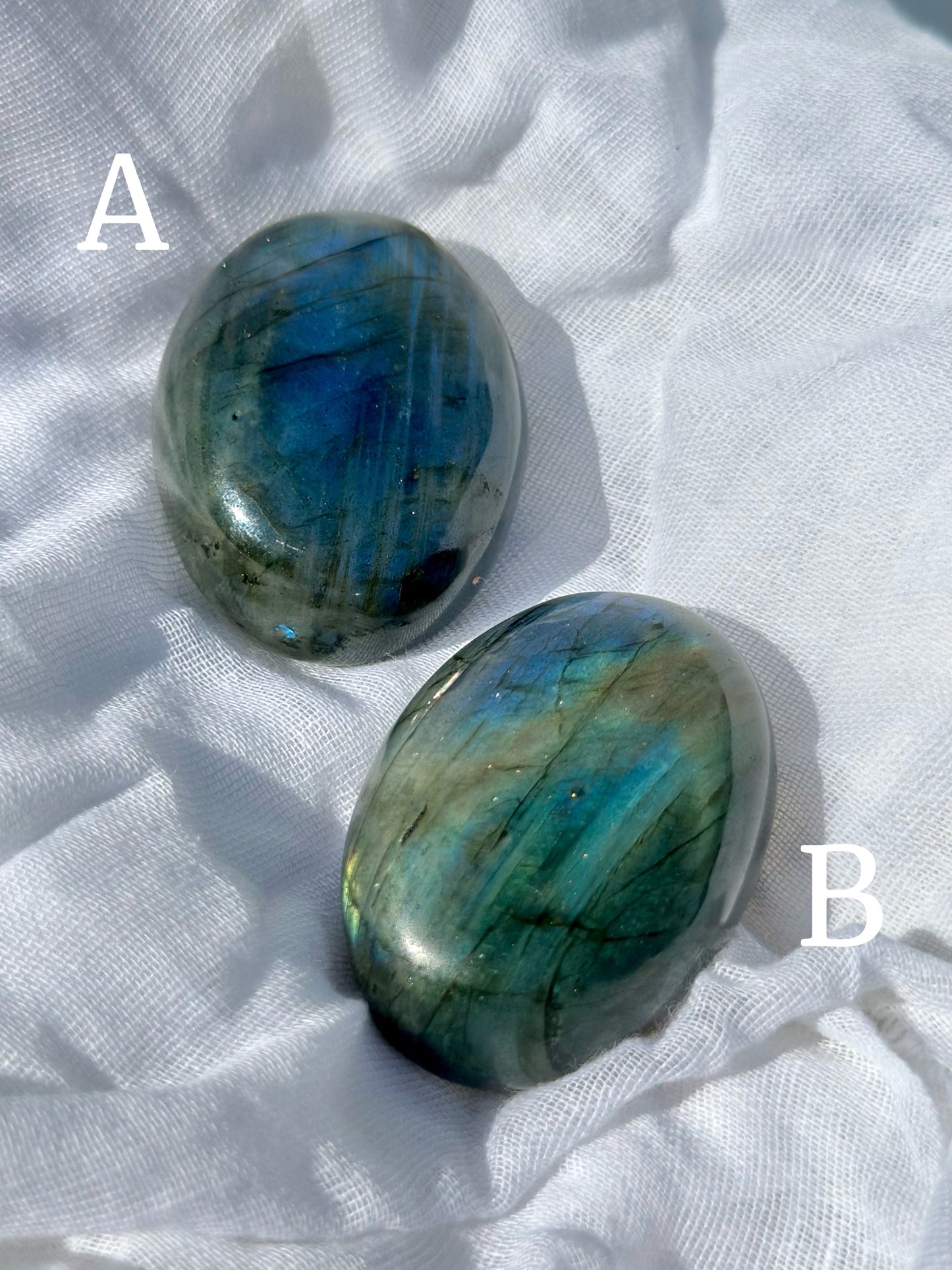 Blue Labradorite Palm