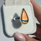 Golden Flash Labradorite Ring - Size Q