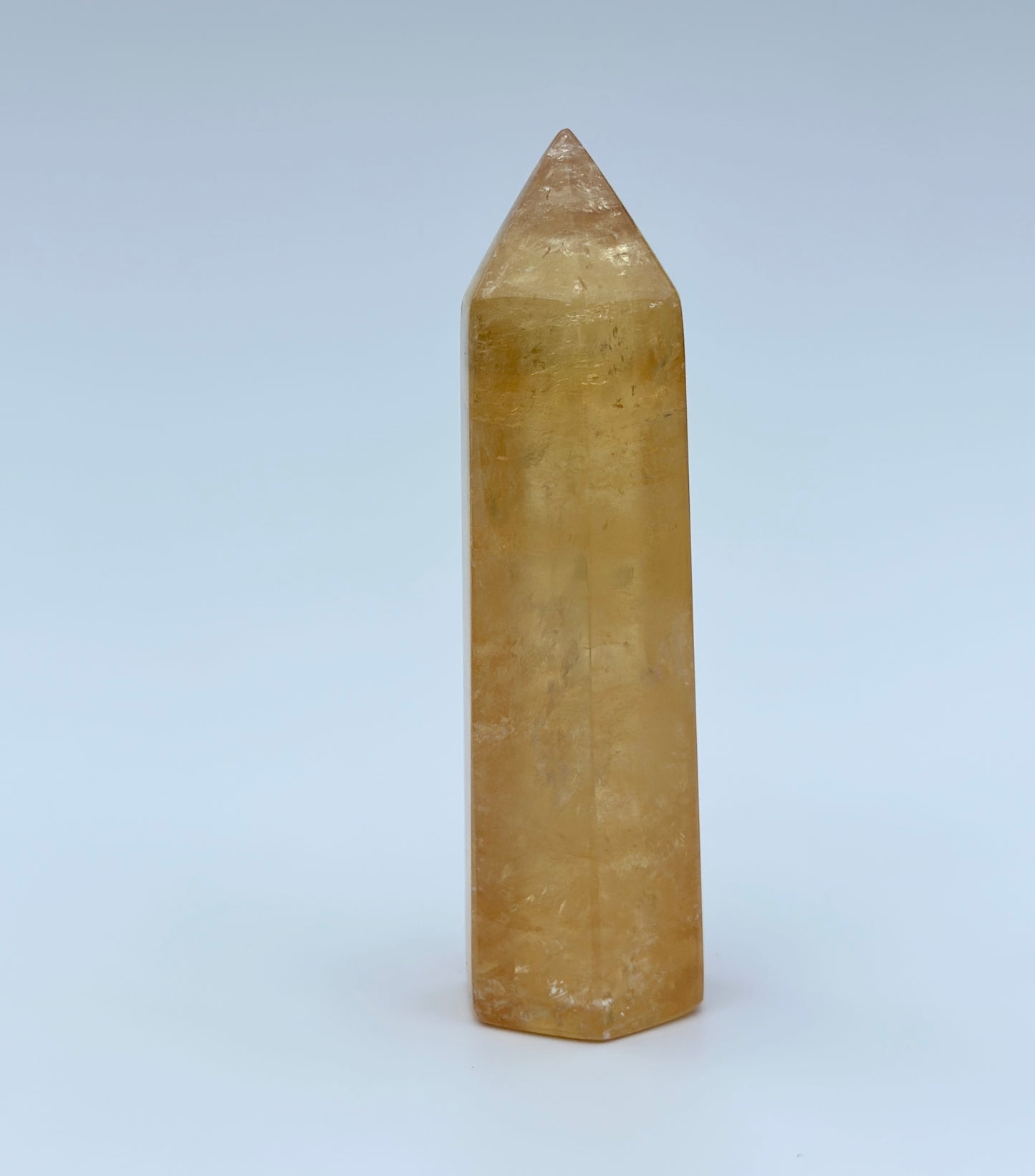 Honey Calcite Point