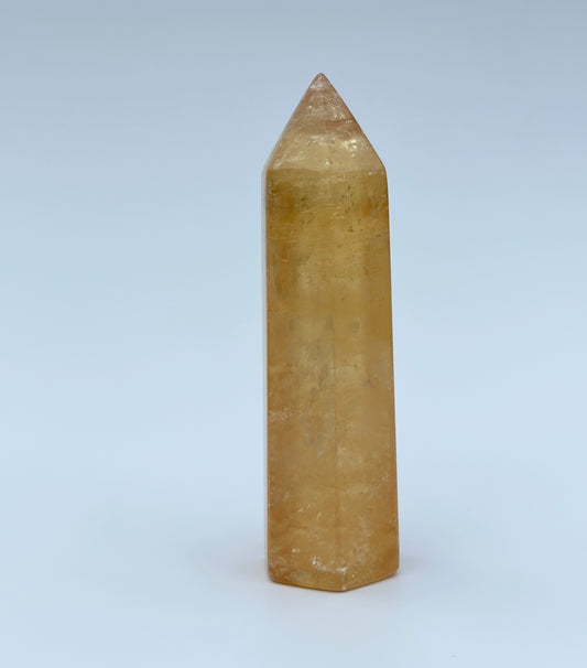 Honey Calcite Point