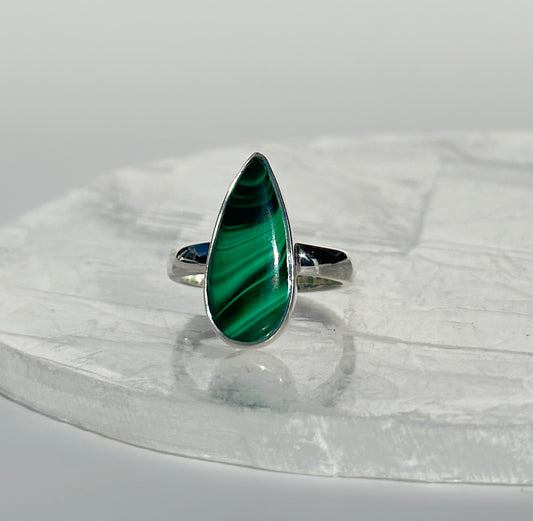 Malachite Ring - Size O