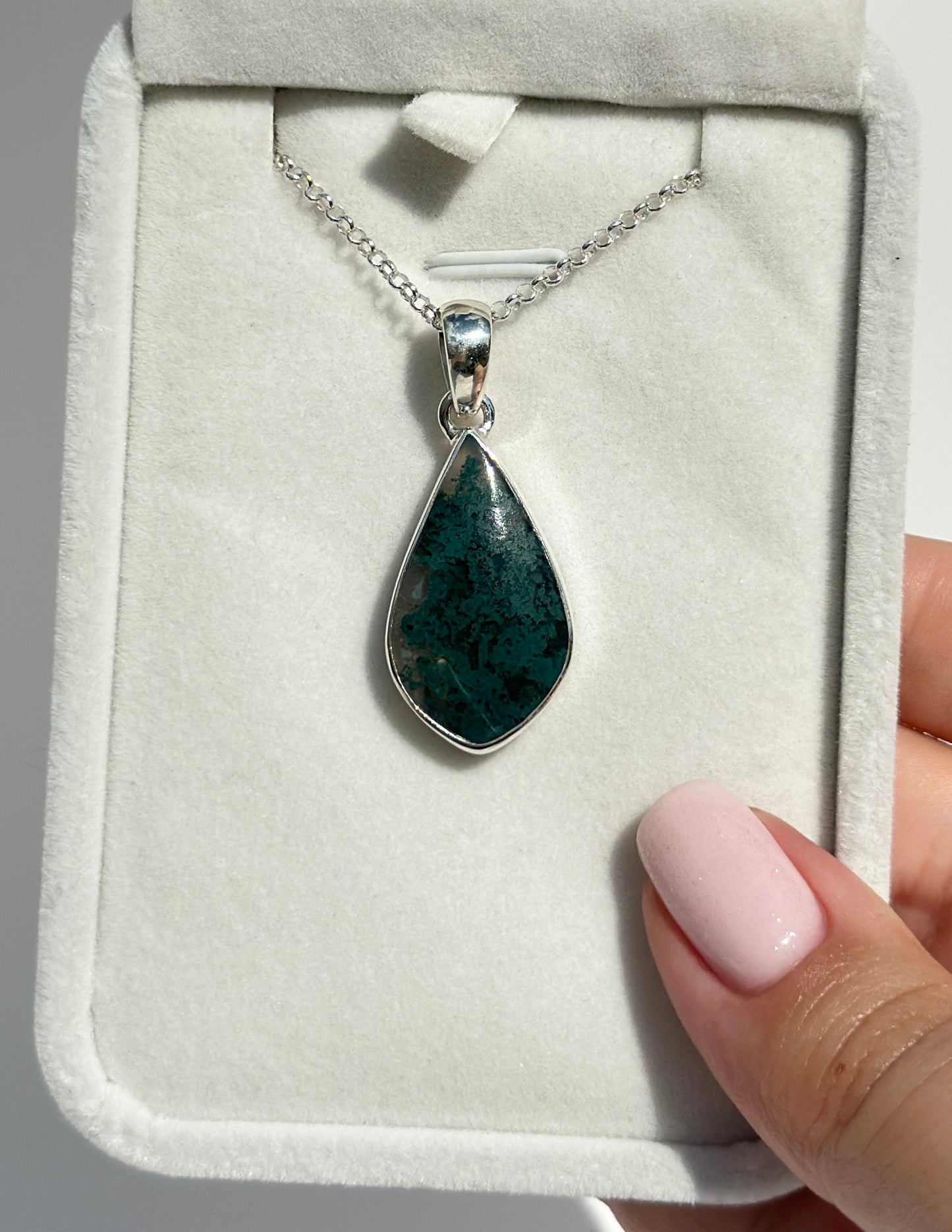 Moss Agate Pendant