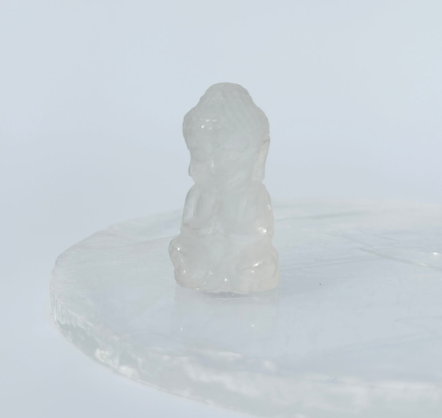 Clear Quartz Buddha