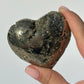 Druzy Pyrite Heart