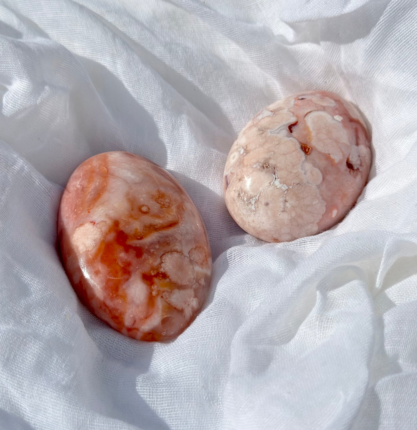 Carnelian Flower Agate Palm