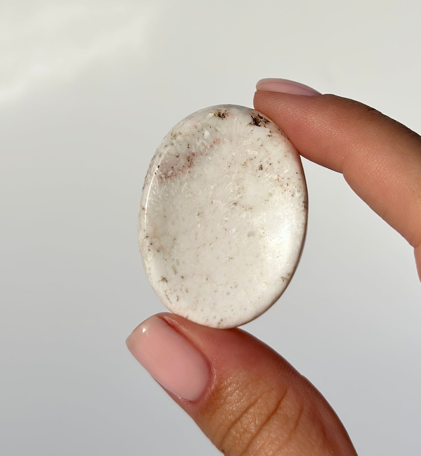 Scolecite Worry Stone