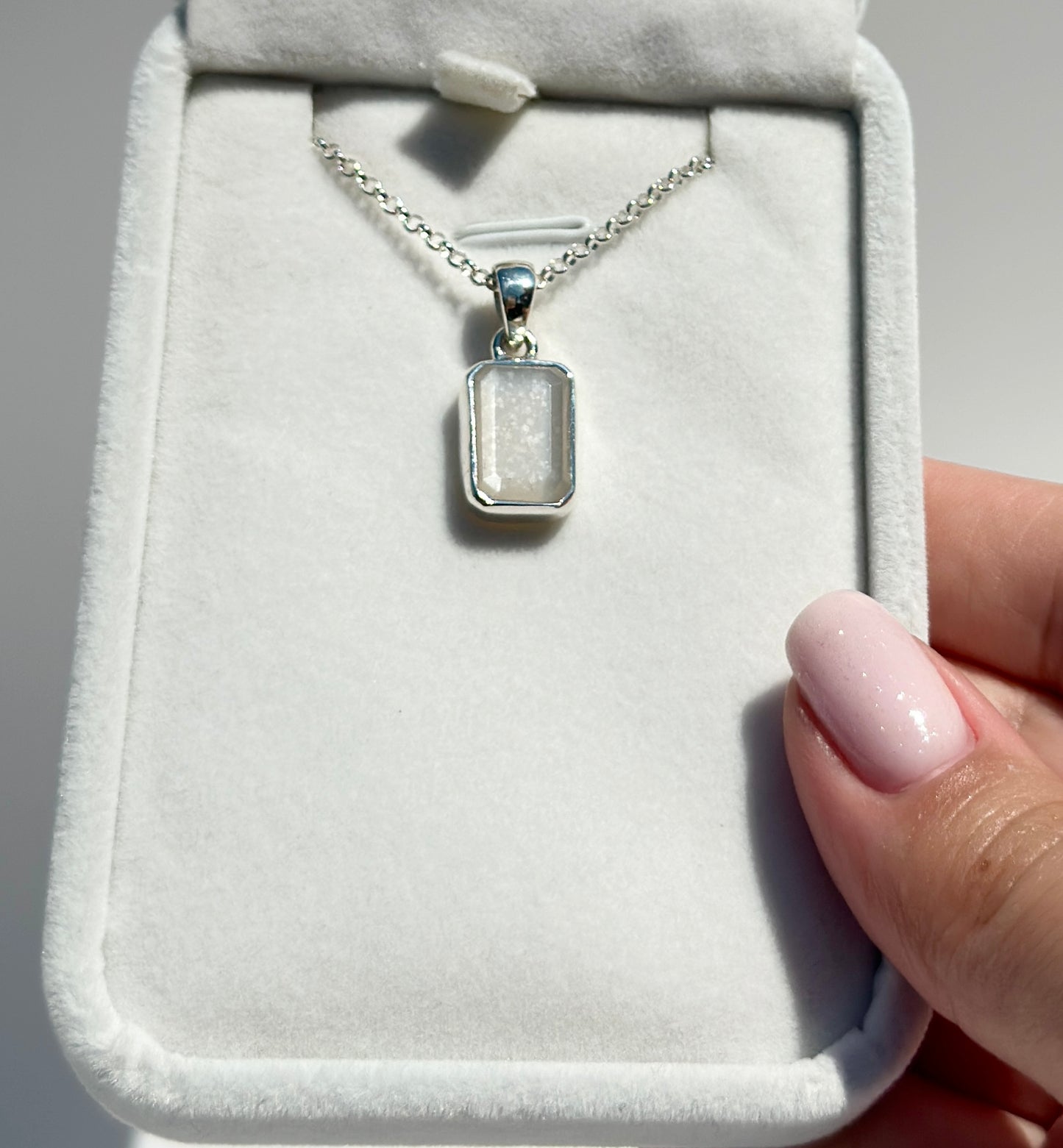 White Moonstone Pendant