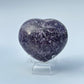 Lepidolite Puff Heart