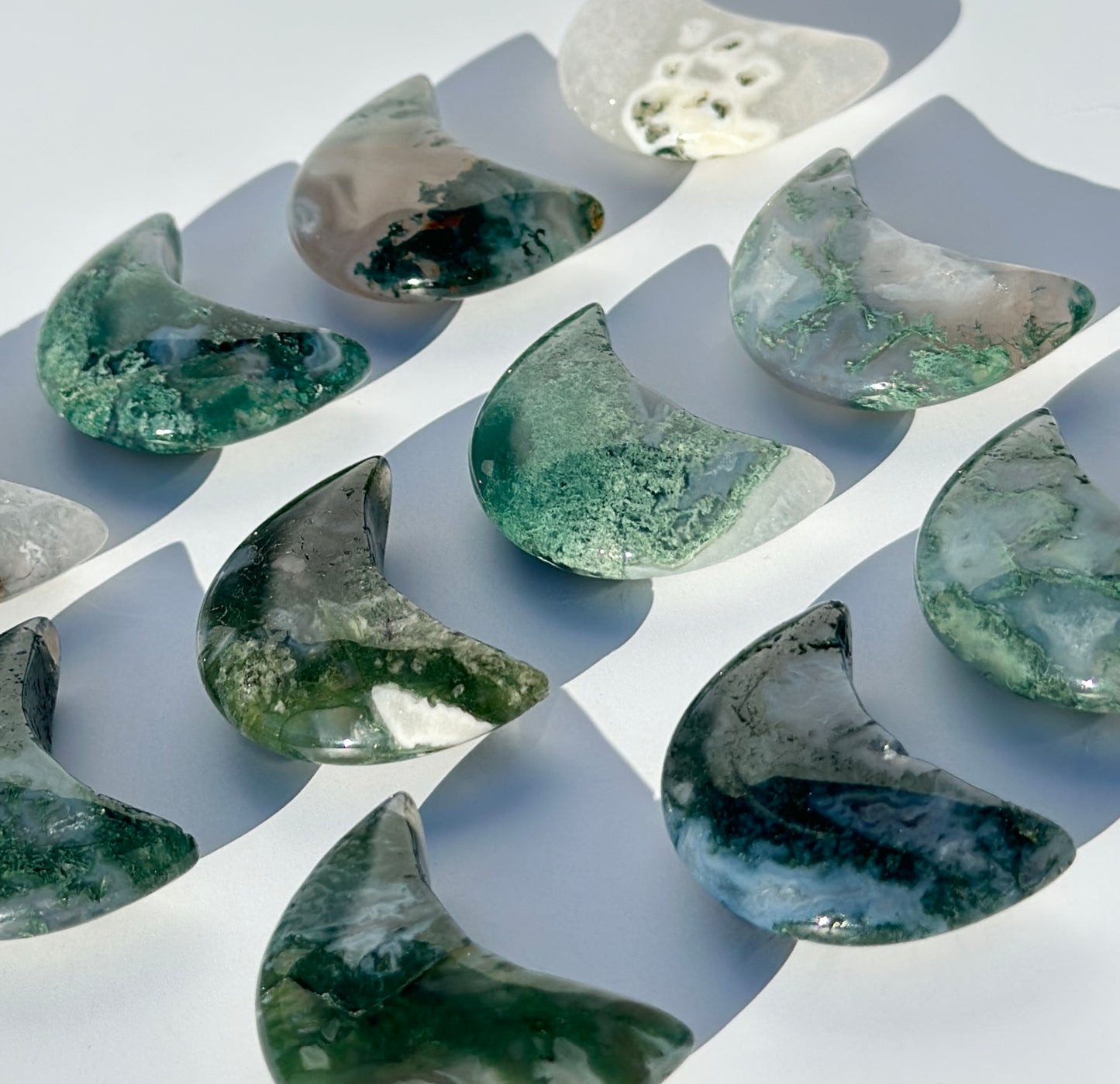 Moss Agate Moon