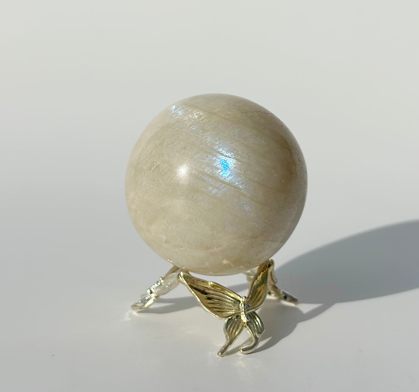 White Moonstone Sphere