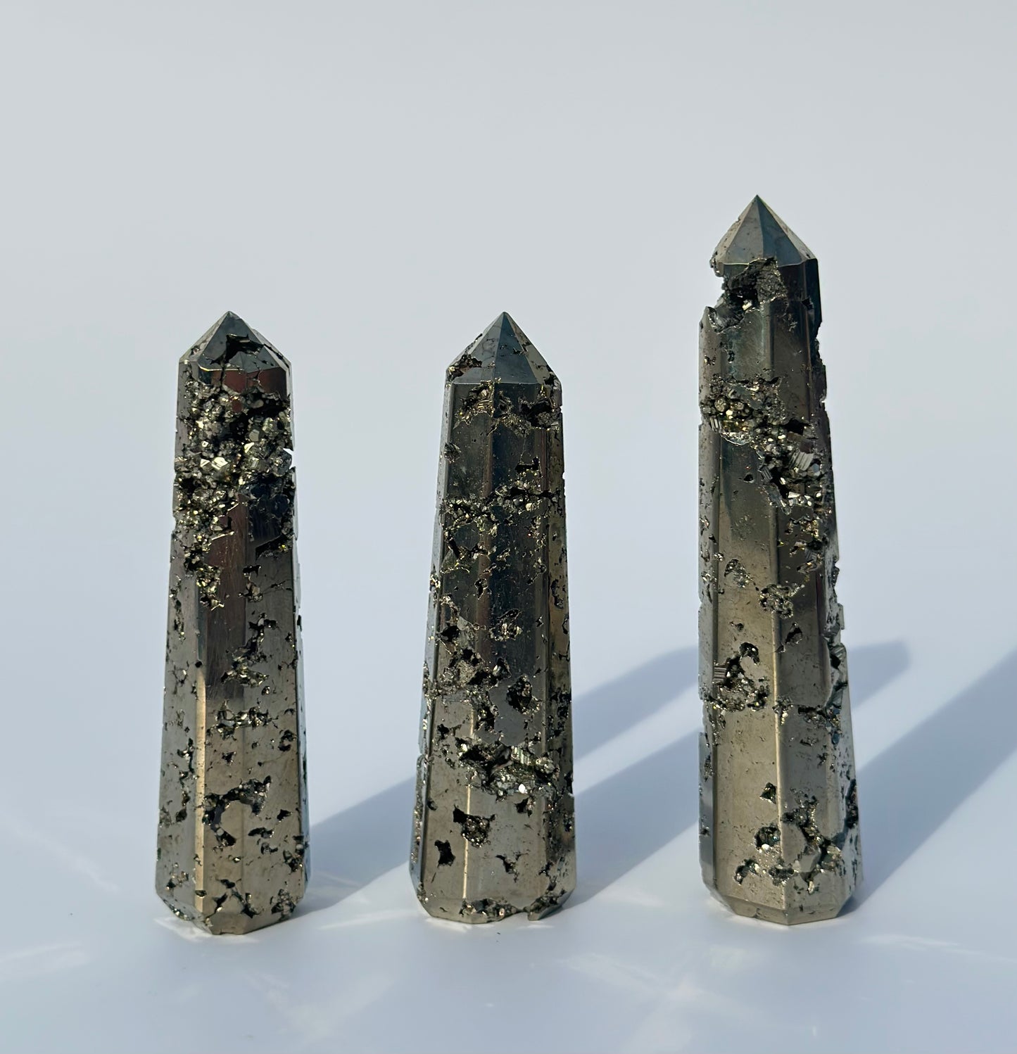 Druzy Pyrite Point