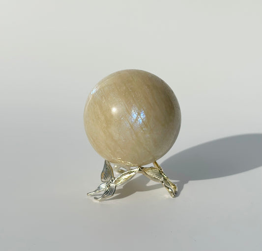 White Moonstone Sphere