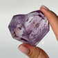 Faceted Ametrine Heart