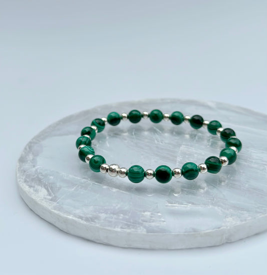 AA Grade Malachite Bracelet