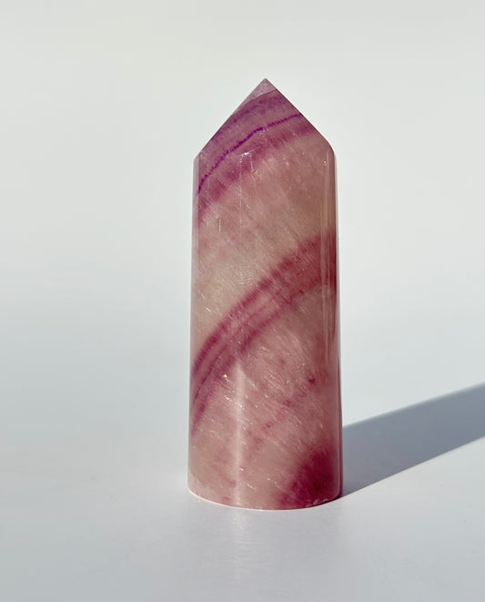 Magenta Fluorite Point