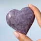 Lepidolite Heart