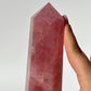 Gemmy Rose Quartz Point