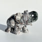 Druzy Moss Agate Elephant