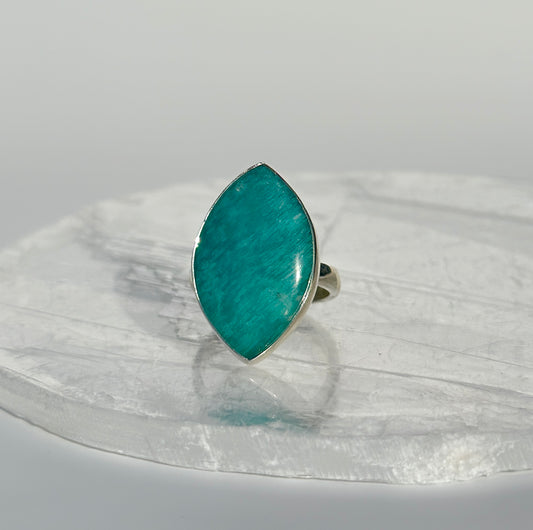 Amazonite Ring - Adjustable