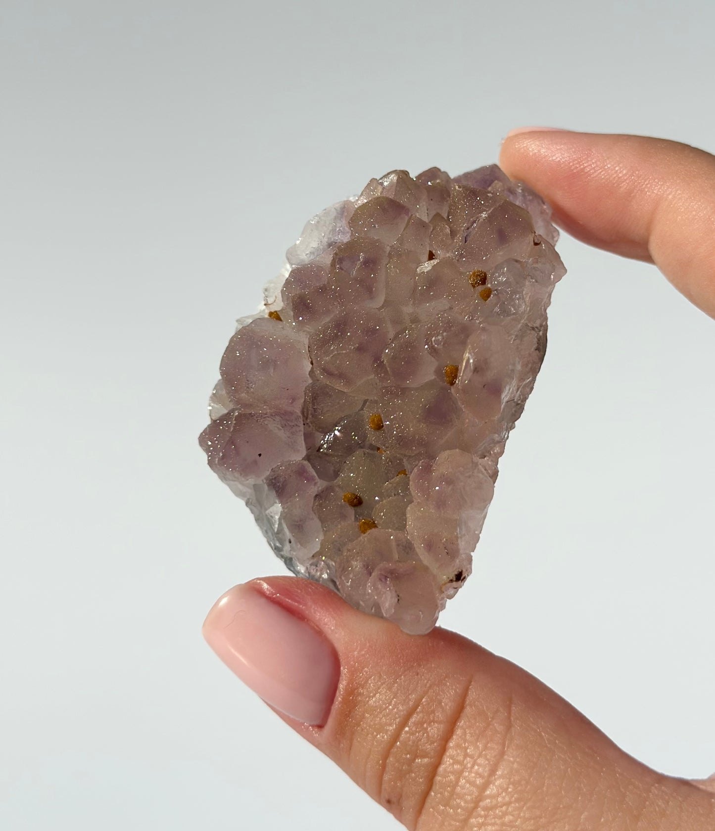 Sugar Rainbow Amethyst Cluster