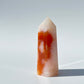 Carnelian Flower Agate Point