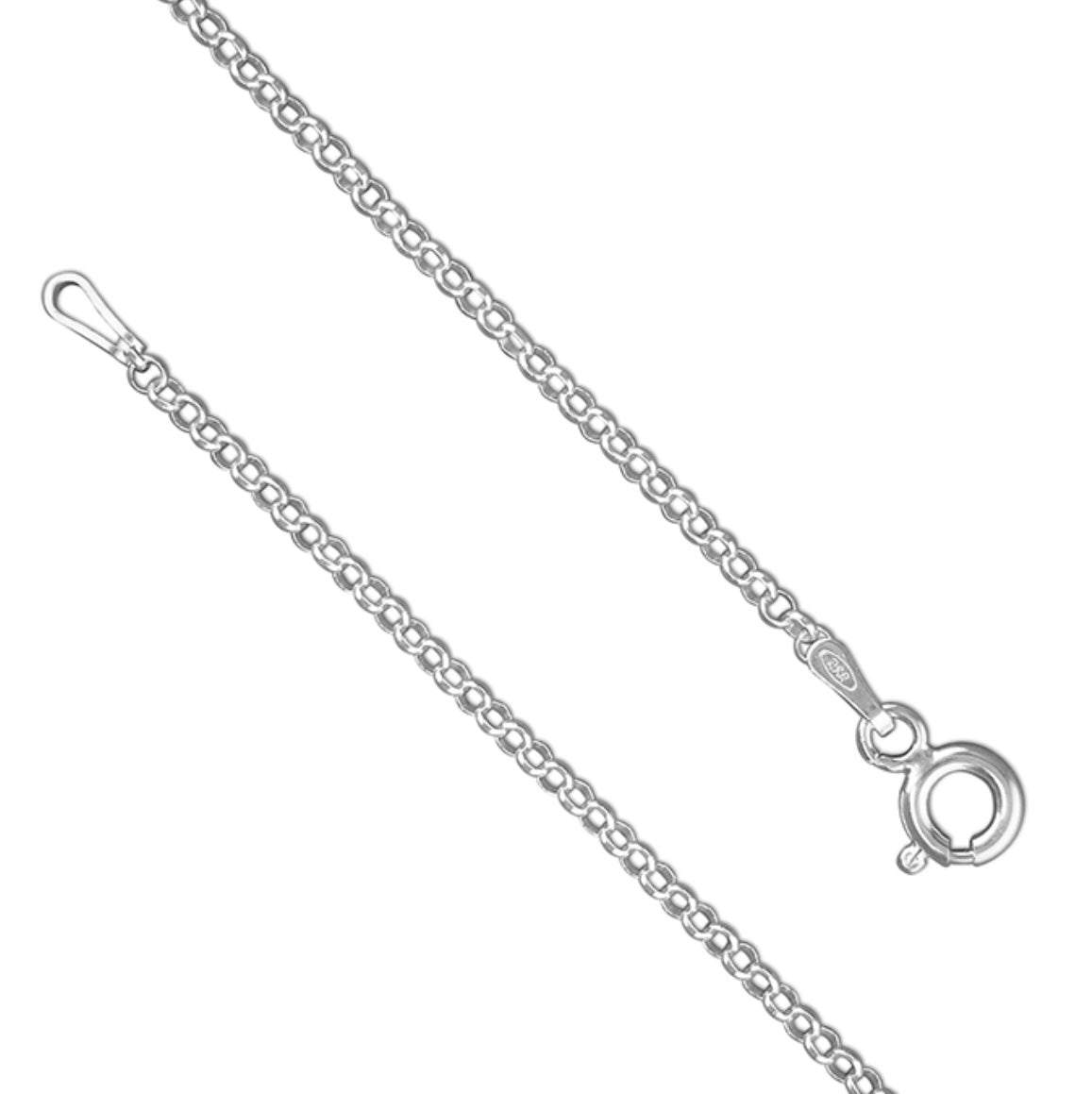 925 Sterling Silver Belcher Chain