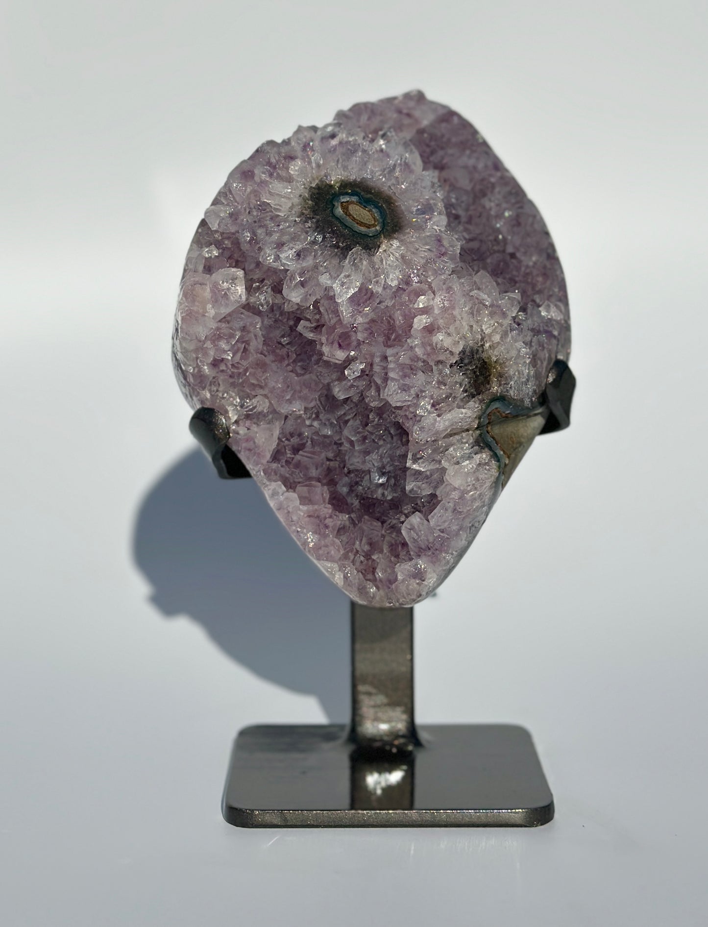 Amethyst Cluster with Stalactite