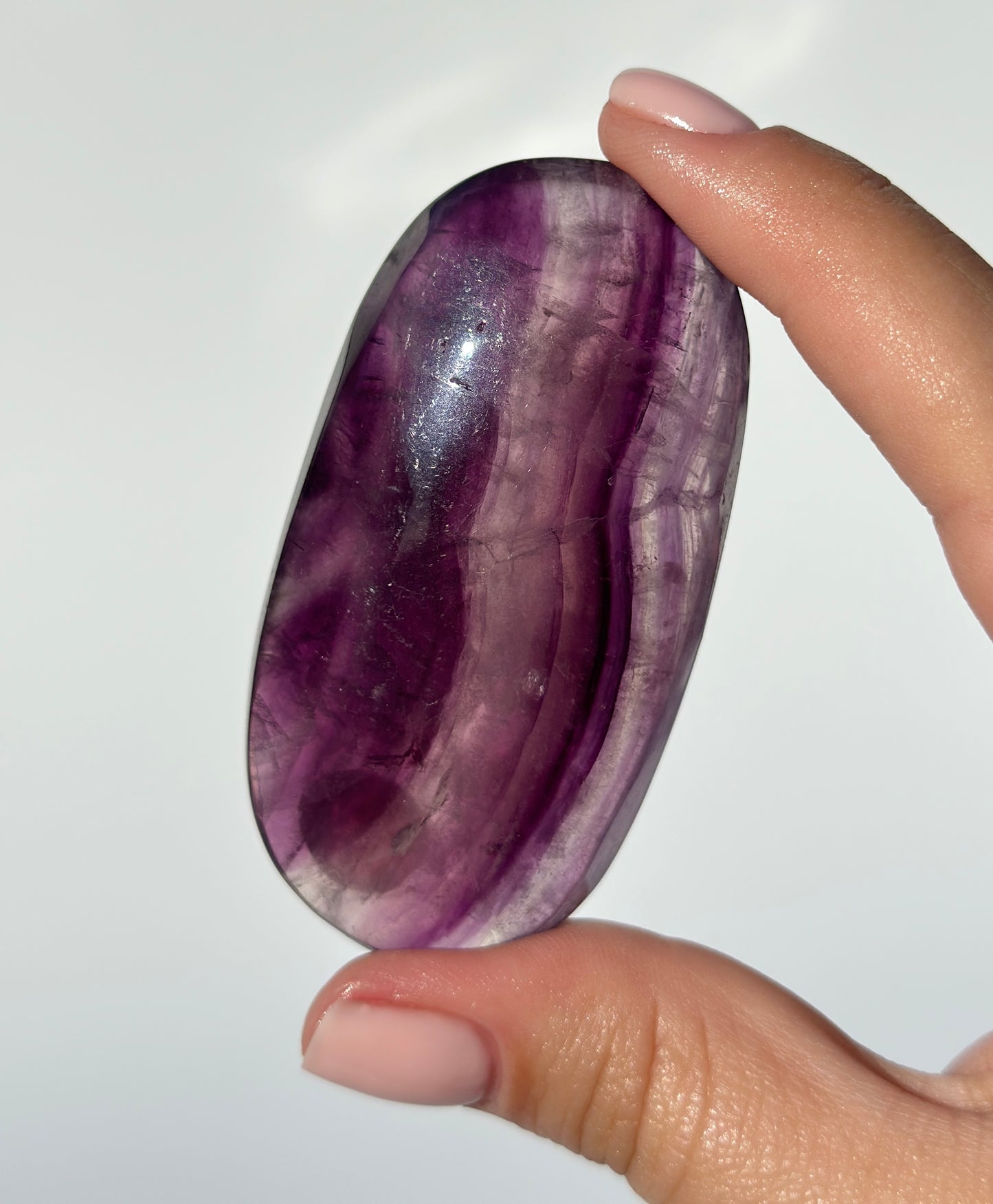 Purple Fluorite Palm