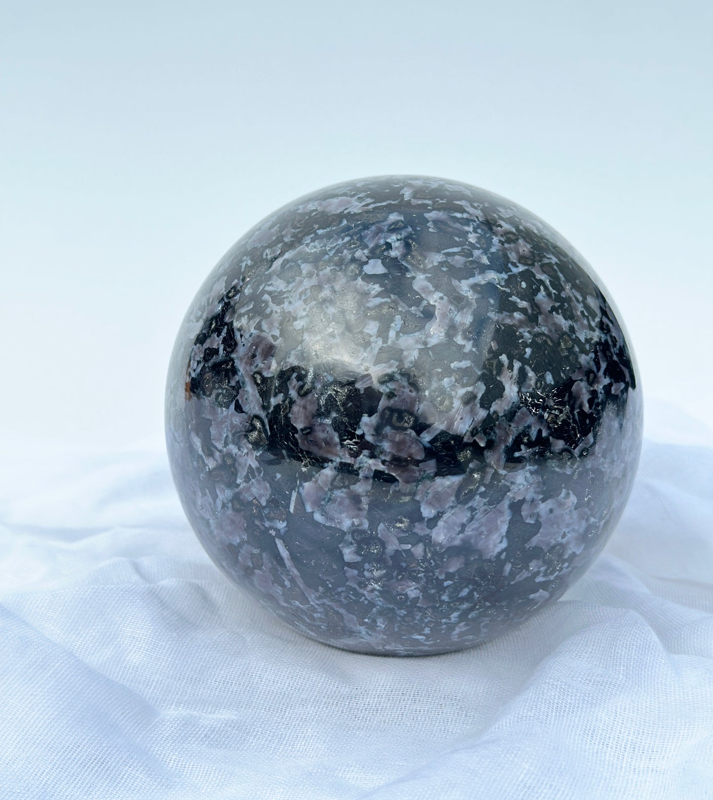 XL Indigo Gabbro Sphere