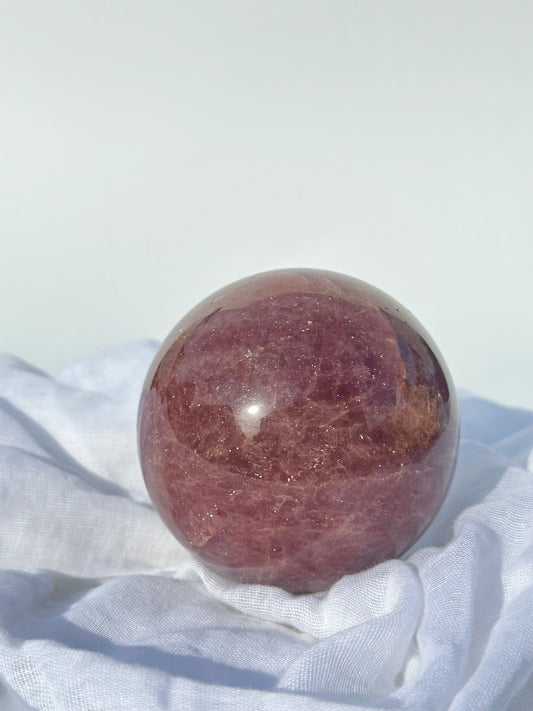 Strawberry Quartz Sphere