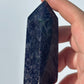 Bloodshot Sunstone Iolite Point