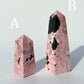 Peruvian Rhodonite Obelisk