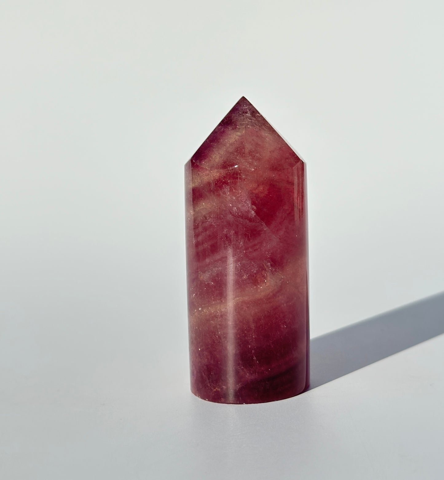 Magenta Fluorite Point