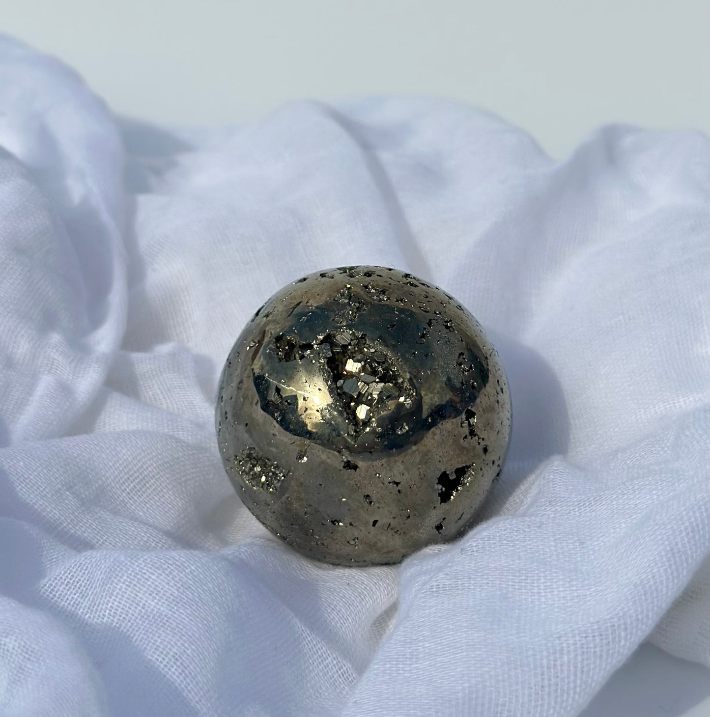 Druzy Pyrite Sphere