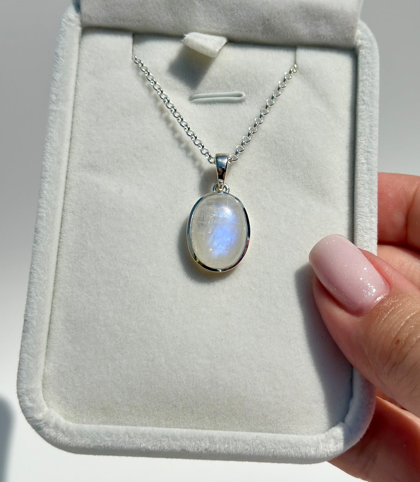 Rainbow Moonstone Pendant