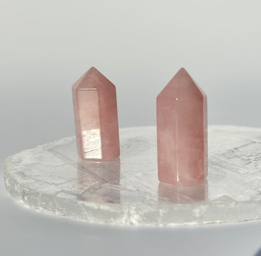 Mini Rose Quartz Point